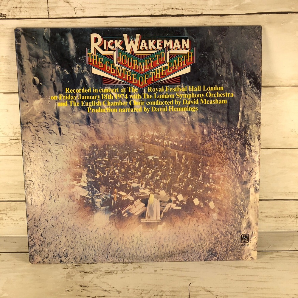 Rick Wakeman Journey to the Centre of the Earth Vinyl LP 1974 Prog Rock SP-3156